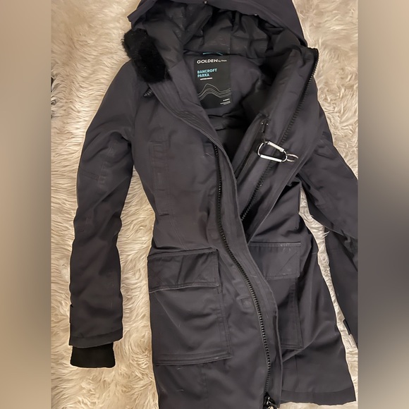 BLACK ARITZIA BANCROFT PARKA - Picture 7 of 12